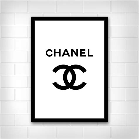 Chanel Black and White Posters 